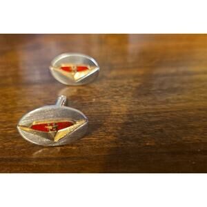 Rare 1950s Hotpoint Refrigerator Diecast Cufflinks